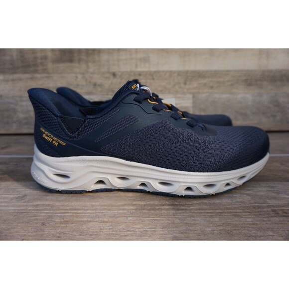 Skechers Swift Fit Hands Free Sneakers Men’s 9.5 Navy Memory Foam Shoes New main image 9
